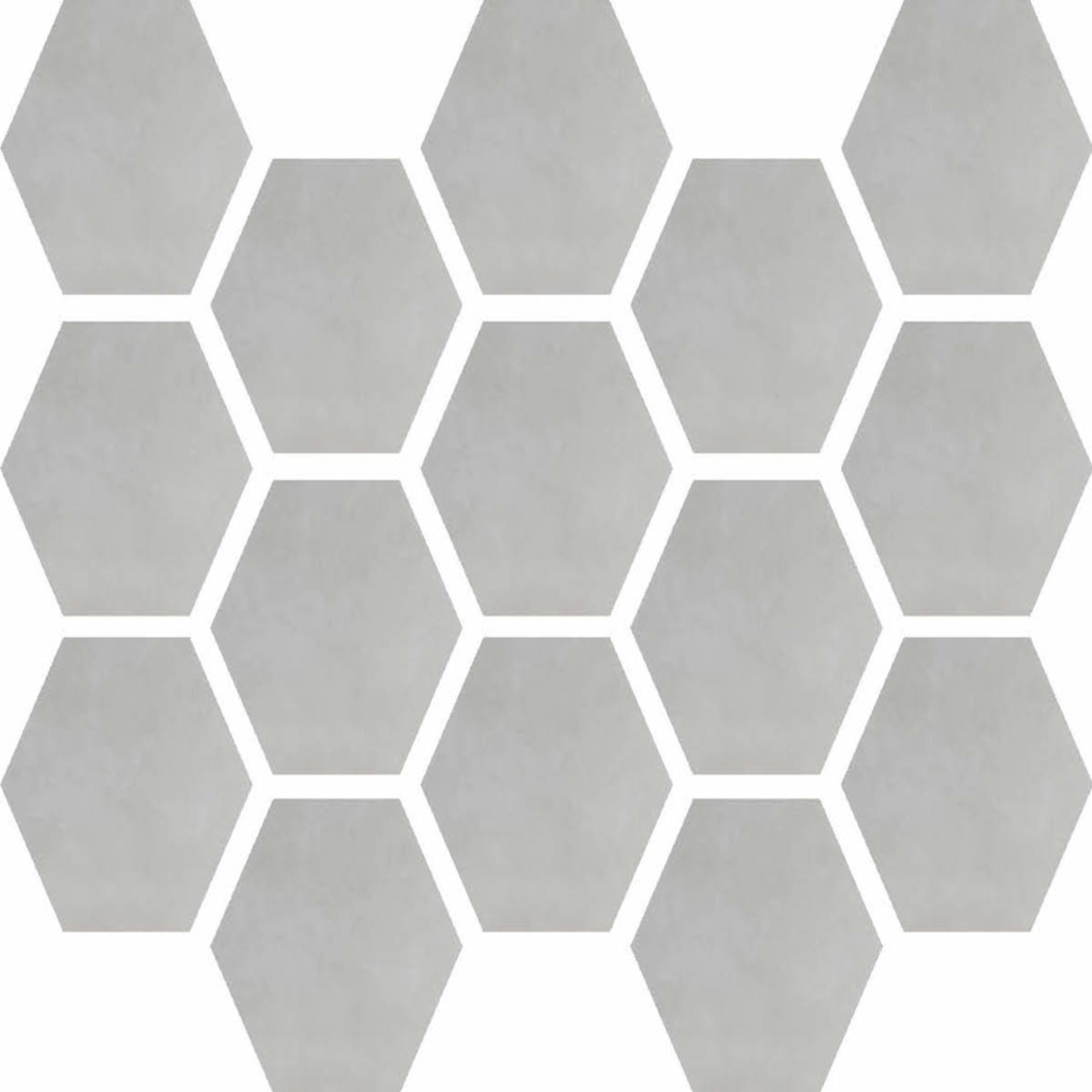 Etna in Perla Hexagon Mosaic Tile