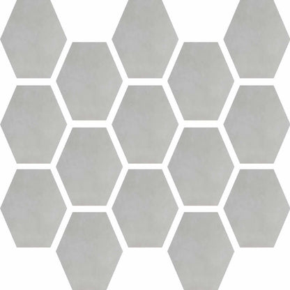Etna in Perla Hexagon Mosaic Tile