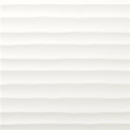 Center in Linear White Tile