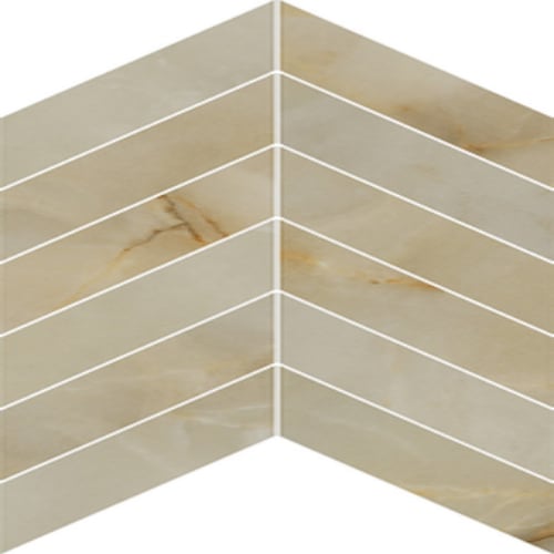 Alustra in Opulent Beige Onyx Matte Chevron