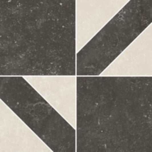 BlueRun in Black White Tile