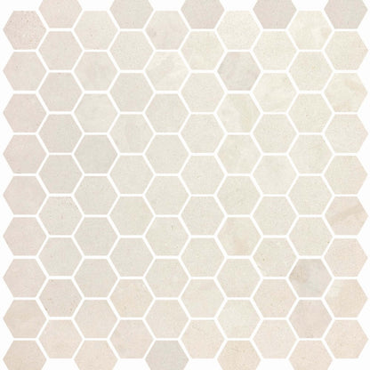 Premier Marble in Dahlia Polished M12hex Natural Stone