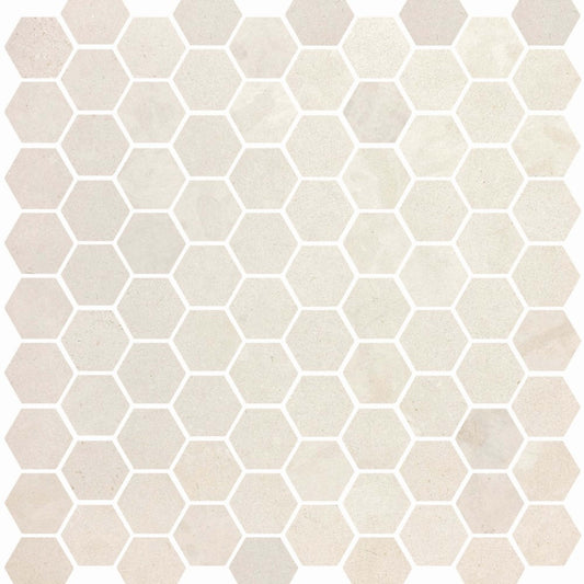 Premier Marble in Dahlia Polished M12hex Natural Stone
