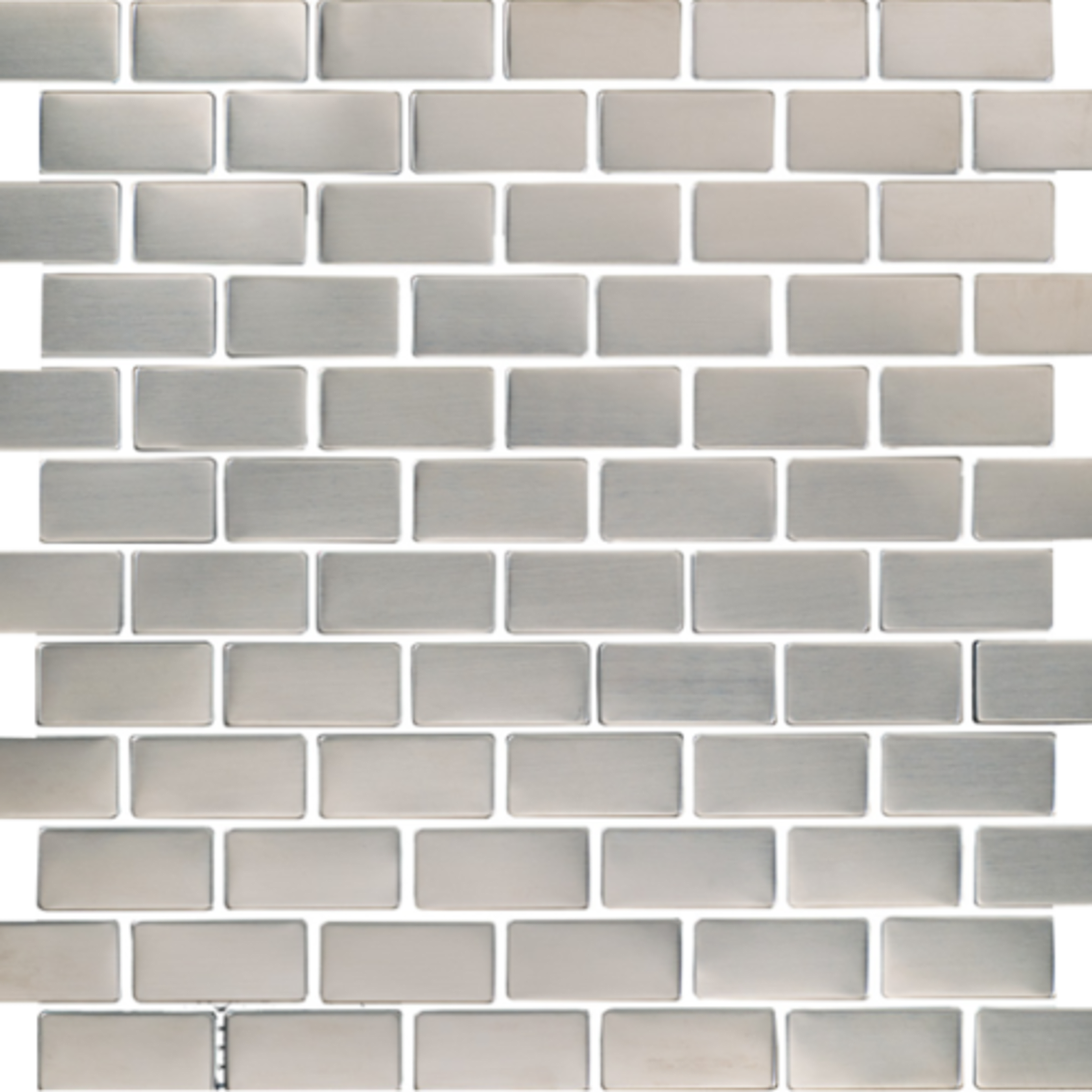 Matrix in Stainless M1x2 Metal Tile