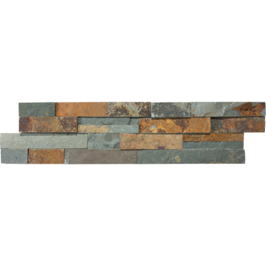 Ledgerstone in Ember Splitface Natural Stone