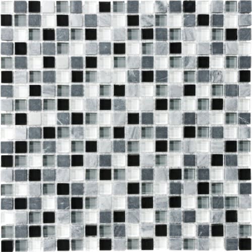 Bliss in Midnight 12x12 Mosaics