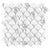 Fabrique & Nature in Carrara Fan Glass Tile