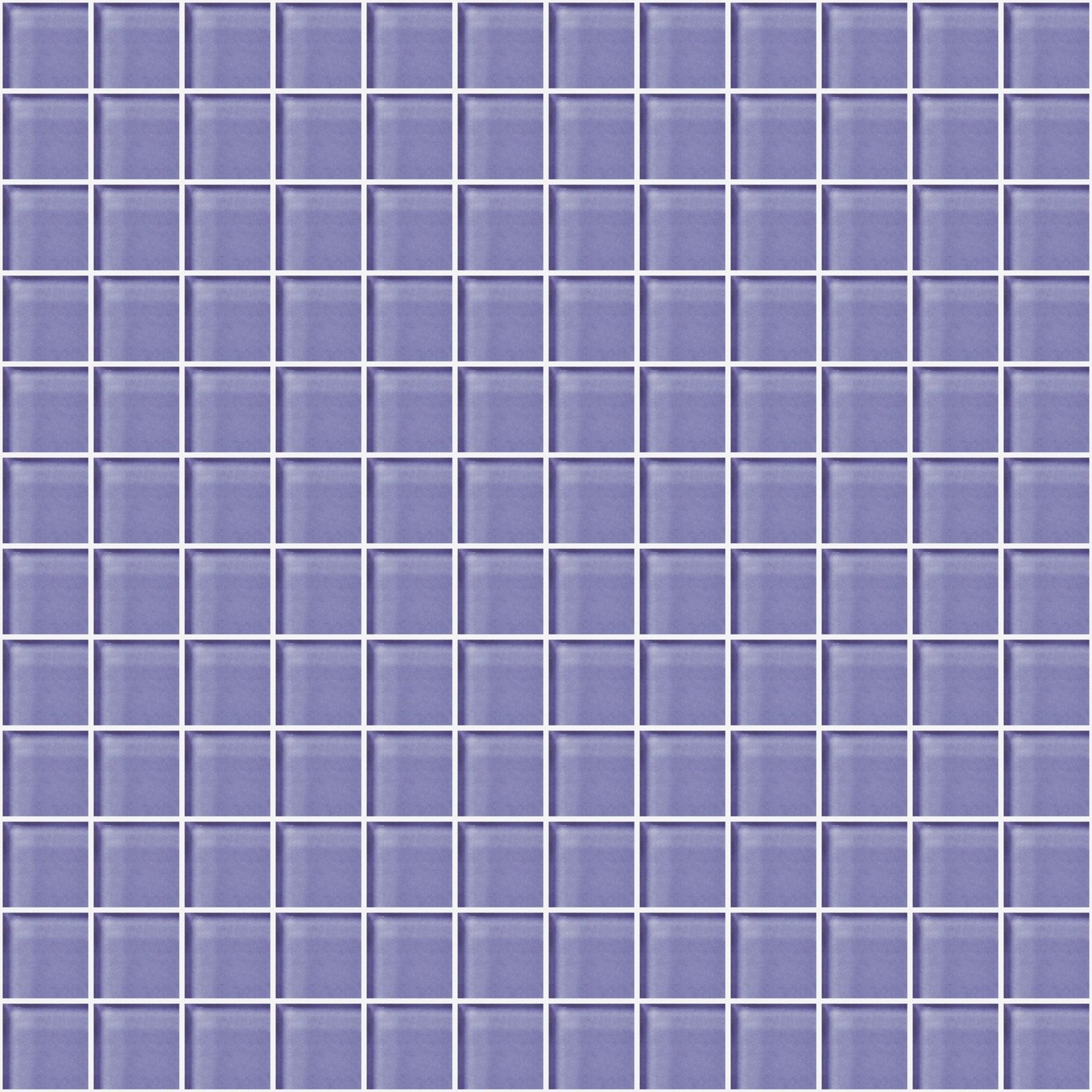 Glass Blox in Lilac Dew 1"x1" Glass Tile