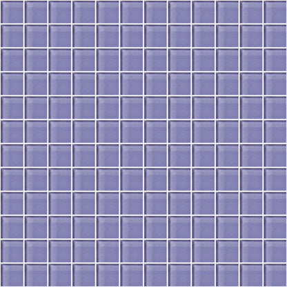 Glass Blox in Lilac Dew 1"x1" Glass Tile