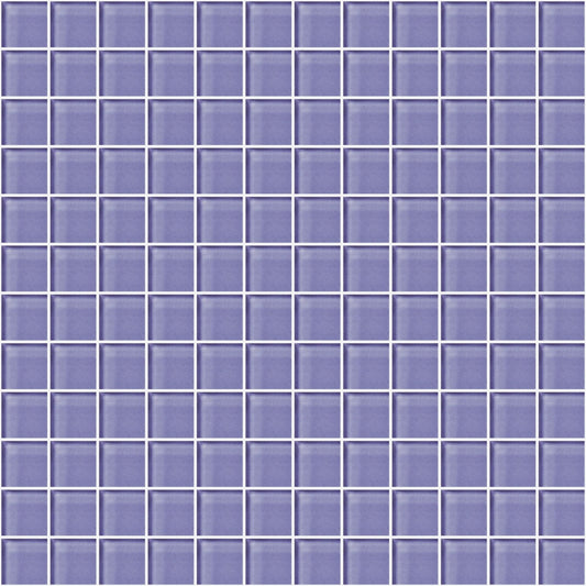Glass Blox in Lilac Dew 1"x1" Glass Tile