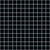 Glass Blox in Black Magic 1"x1" Glass Tile