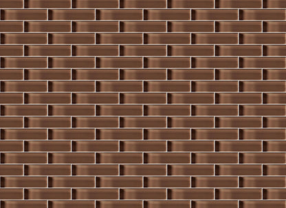 Glass Blox in Coffee 1/2"x2"
