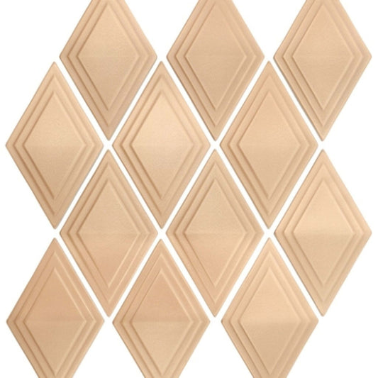 Geometal in Champagne Gold - Harlequin Metal Tile