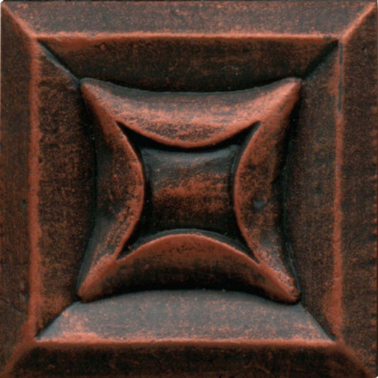 Armor in Guilded Copper - Deco 1 X 12 - Style 1 Metal Tile