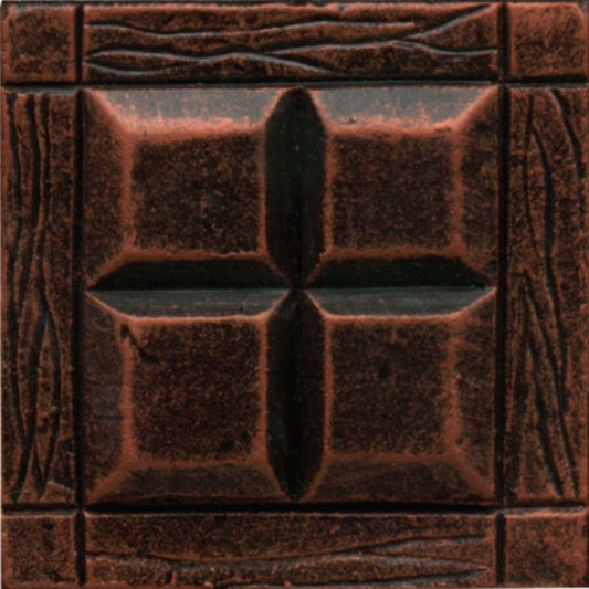 Armor in Guilded Copper - Deco 1 X 12 - Style 2 Metal Tile
