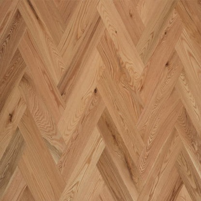 Herringbone Collection - Smooth Red Oak Engineered 1/2 in Natural 5