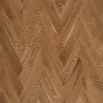 Herringbone Collection - Smooth White Oak Engineered 1/2 in Natural 5
