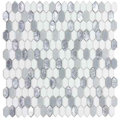 Royal Gems in Regal Opal Glass Tile