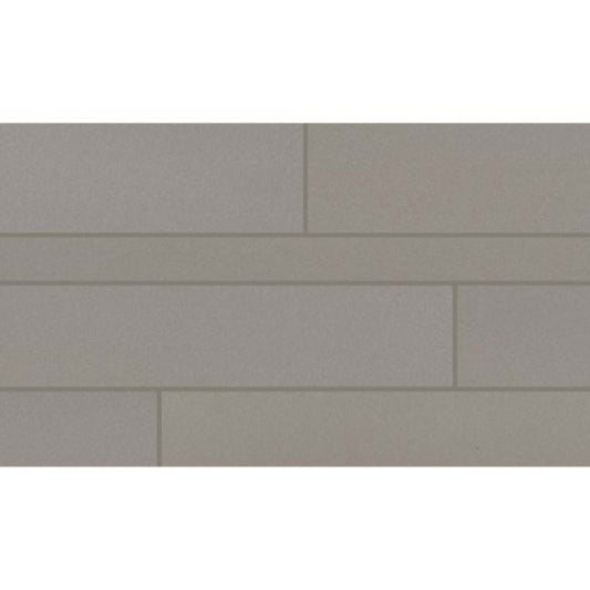 Influence in Silver - Linear Strip Metal Tile