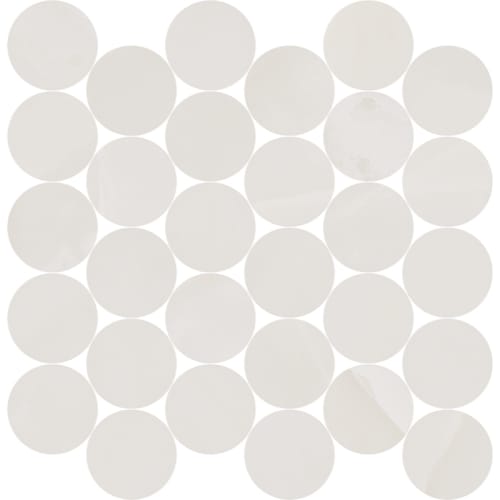 Indulge in Onyx Circle Mosaic Polished