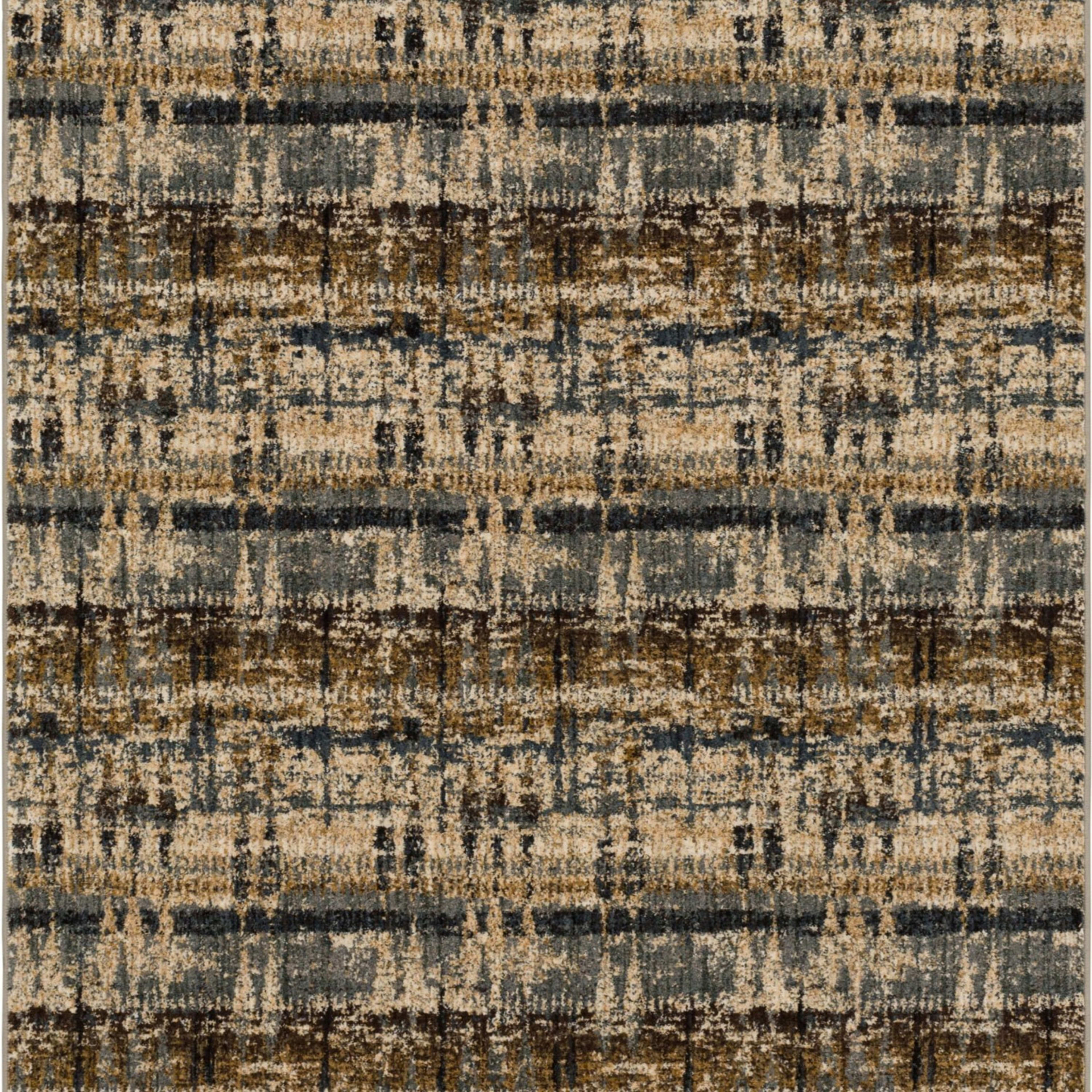 Kaleidoscopic Denim in Denim Area Rugs
