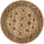 Koyna Cream in Cream 8'Round Area Rugs