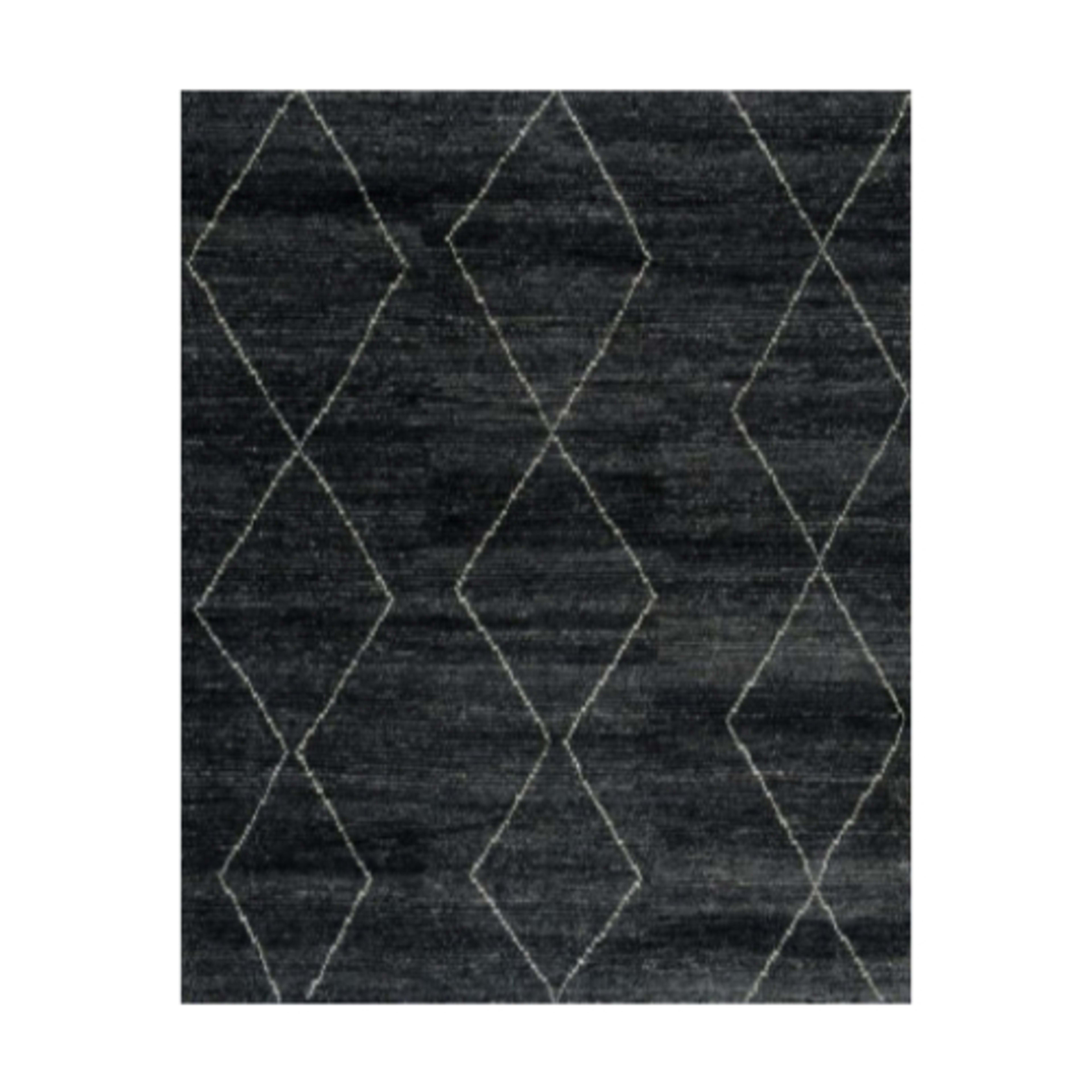 Kumba-Baha Asphalt in Asphalt Area Rugs