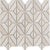 Limestone in Ivory Rhombus Mosaic 12"x12" Natural Stone