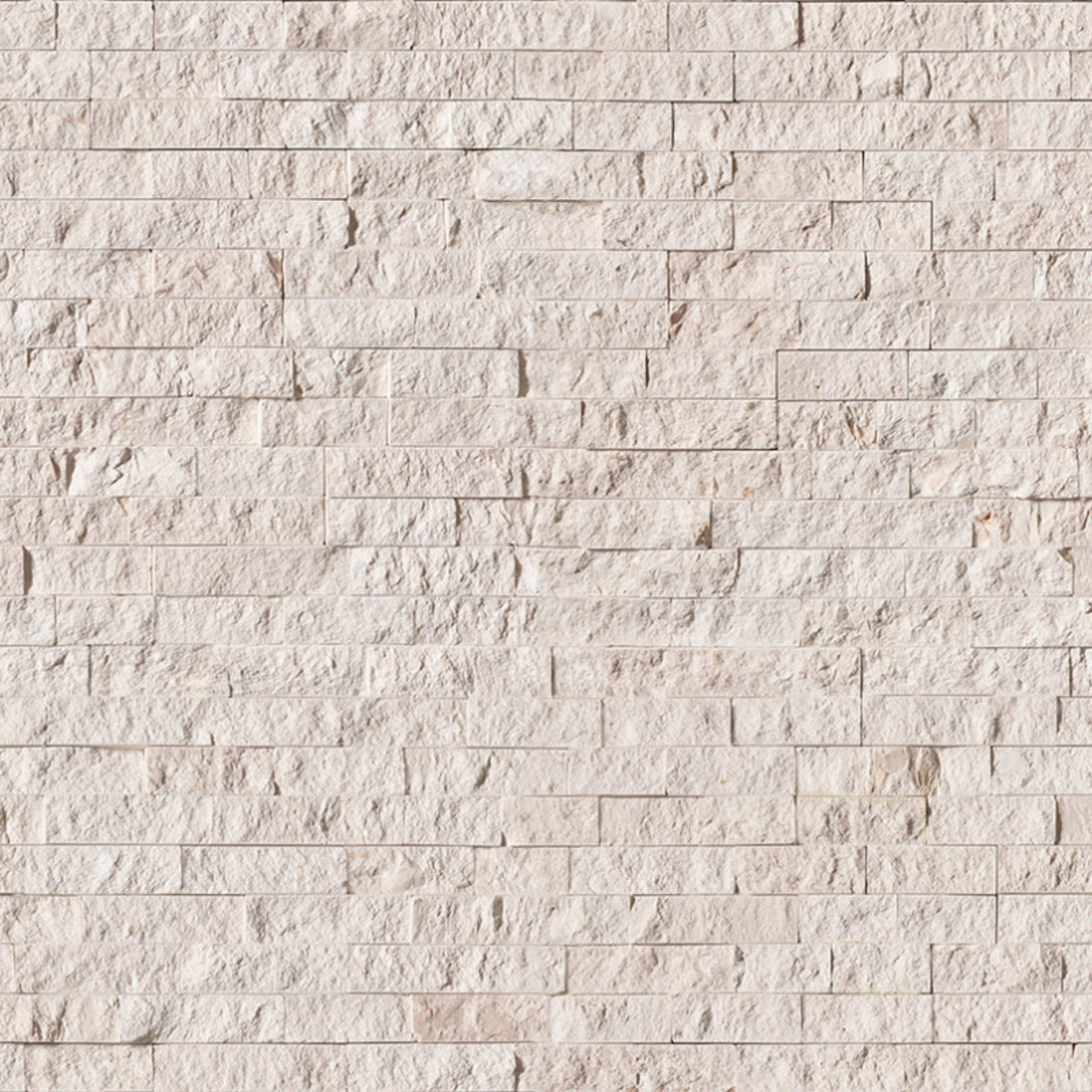 Rockmount Stacked Stone Collection in Mayra White Natural Stone