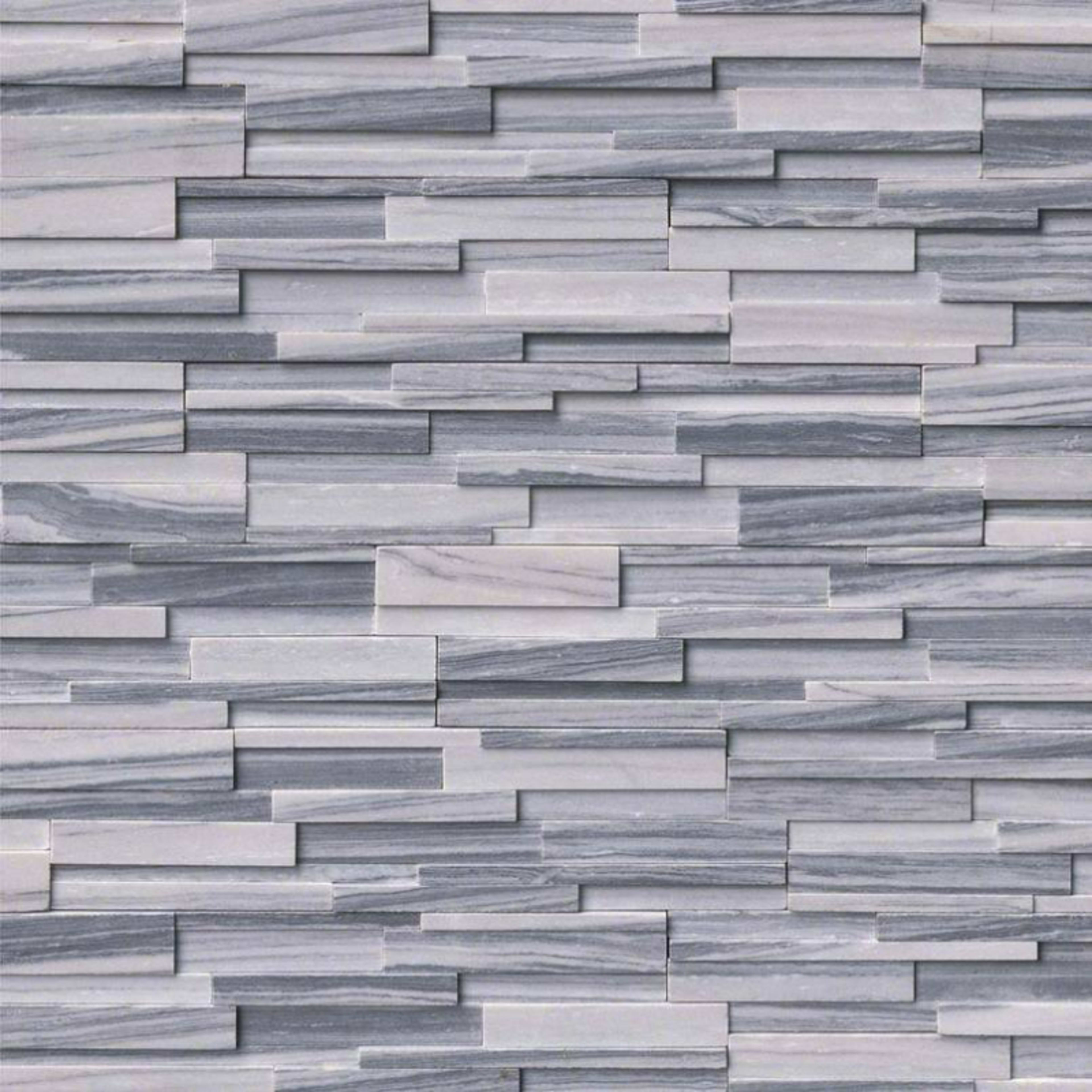 Rockmount Stacked Stone Collection in Alaska Gray 3d Natural Stone
