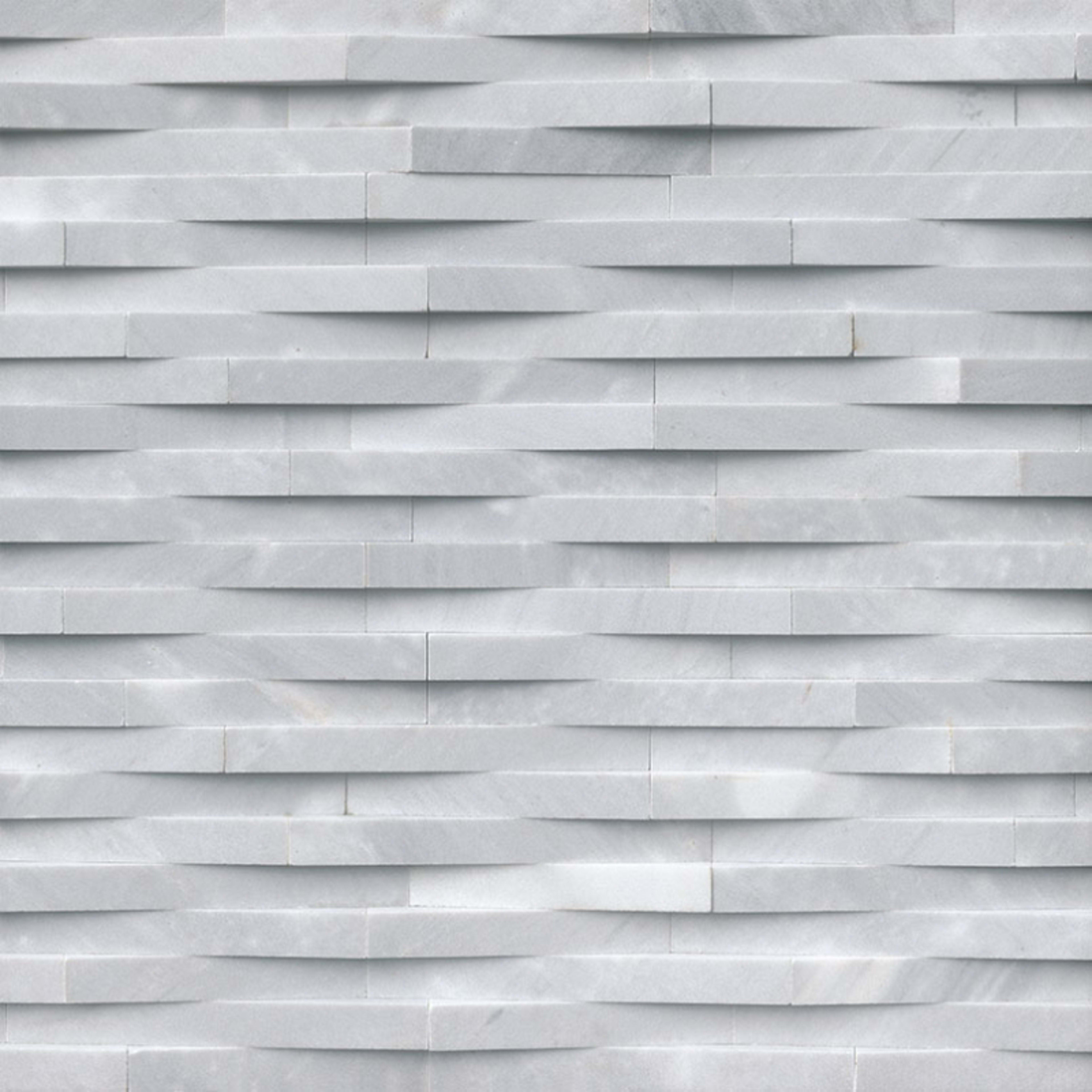 Rockmount Stacked Stone Collection in Cosmic Gray 3d Wave Natural Stone