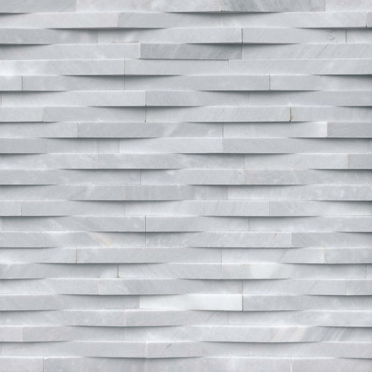 Rockmount Stacked Stone Collection in Cosmic Gray 3d Wave Natural Stone