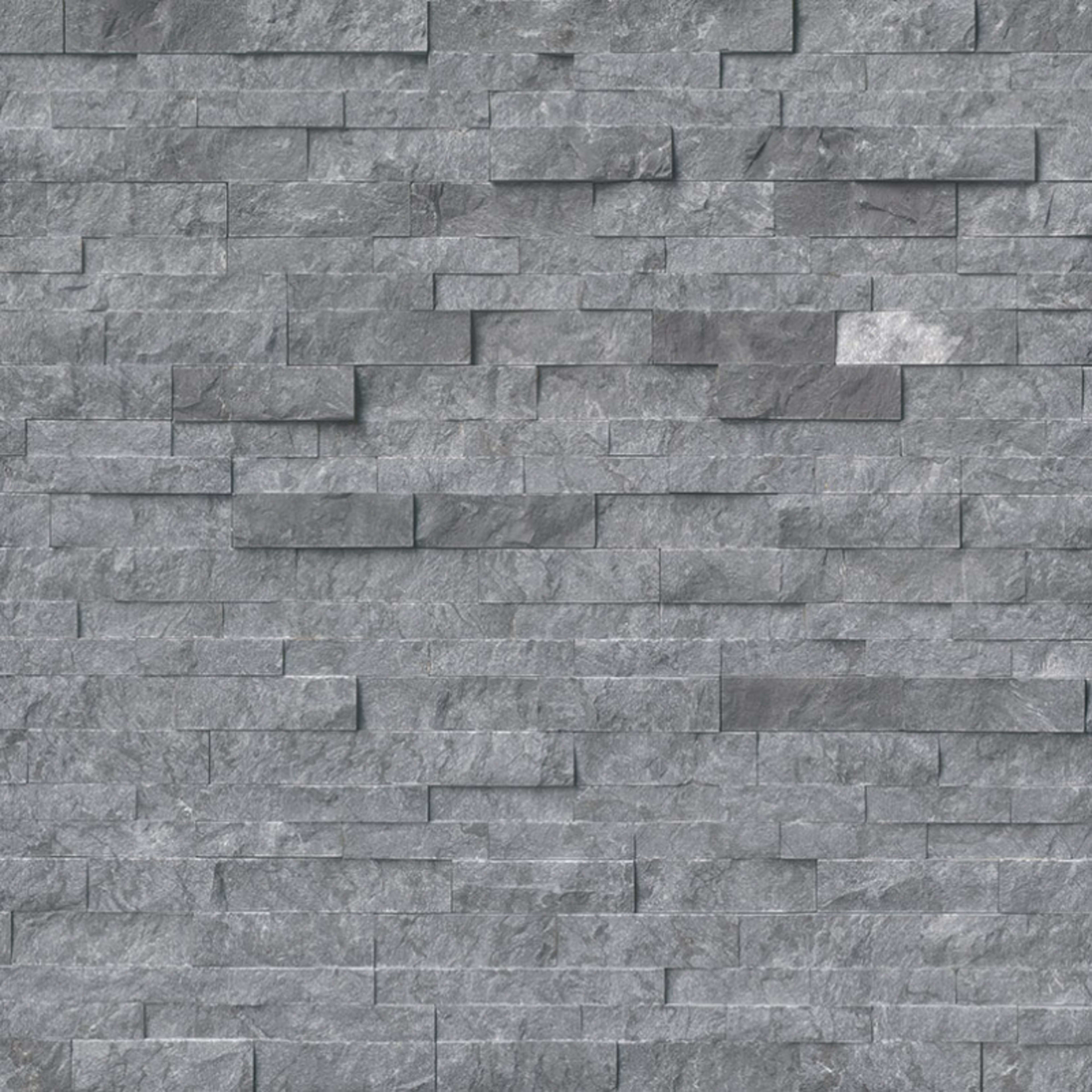 Rockmount Stacked Stone Collection in Glacial Grey Marble Natural Stone