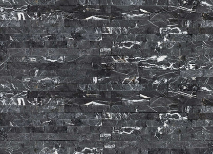 Rockmount Stacked Stone Collection in Marquina Nero