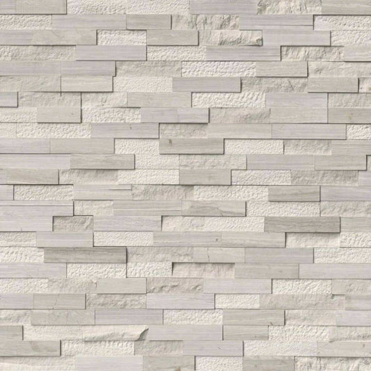 Rockmount Stacked Stone Collection in White Oak Multi Finish Natural Stone