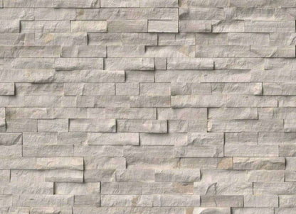 Rockmount Stacked Stone Collection in White Oak Splitface
