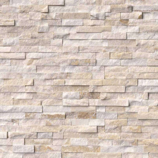 Rockmount Stacked Stone Collection in Arctic Golden Natural Stone