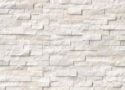 Rockmount Stacked Stone Collection in Arctic White