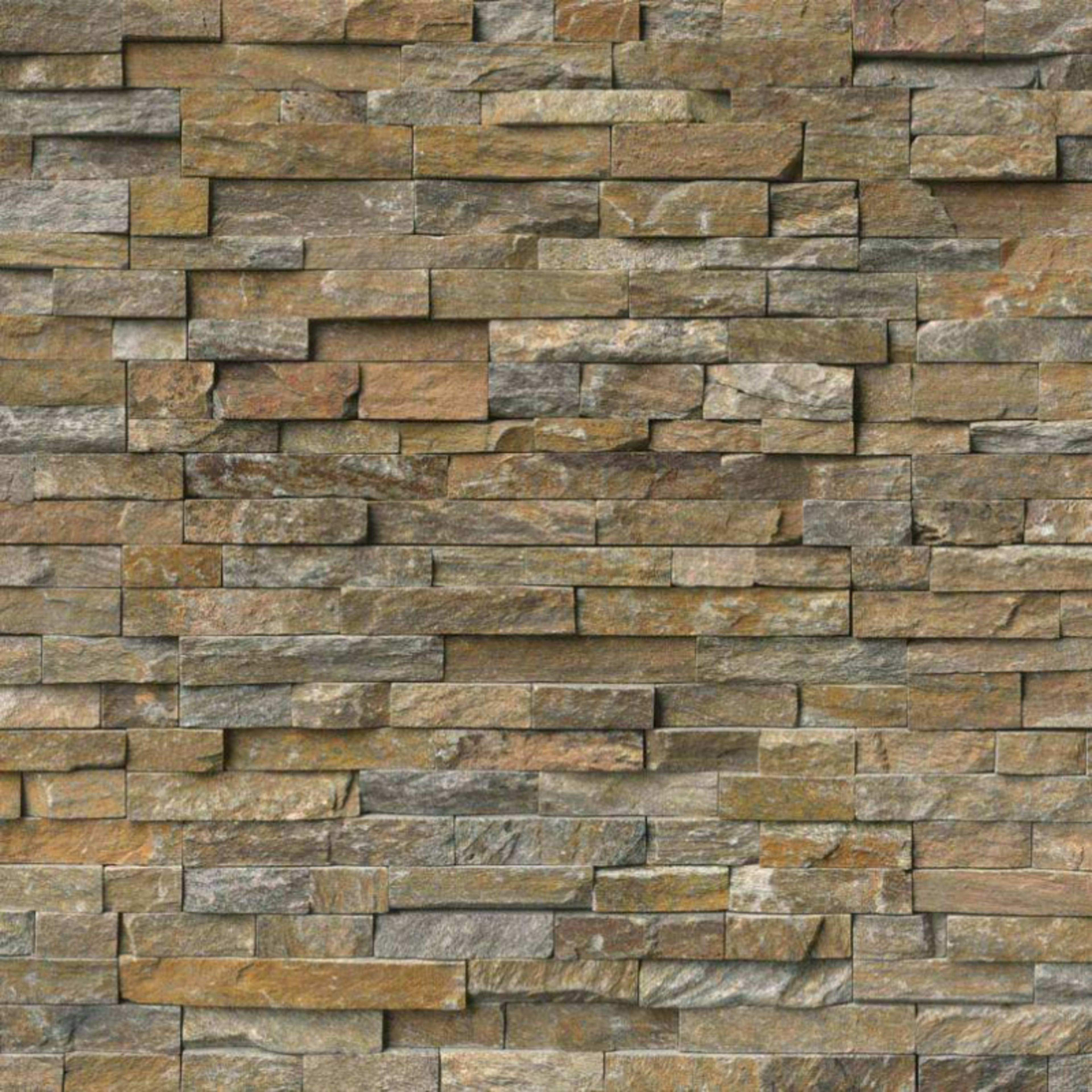 Rockmount Stacked Stone Collection in Canyon Creek Natural Stone