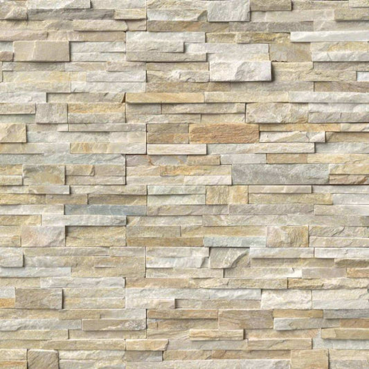 Rockmount Stacked Stone Collection in Golden Honey Natural Stone
