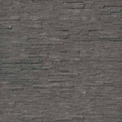 Rockmount Stacked Stone Collection in Charcoal Pencil Natural Stone