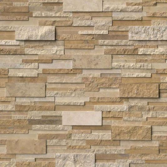 Rockmount Stacked Stone Collection in Casa Blend 3d Multi Finish Natural Stone