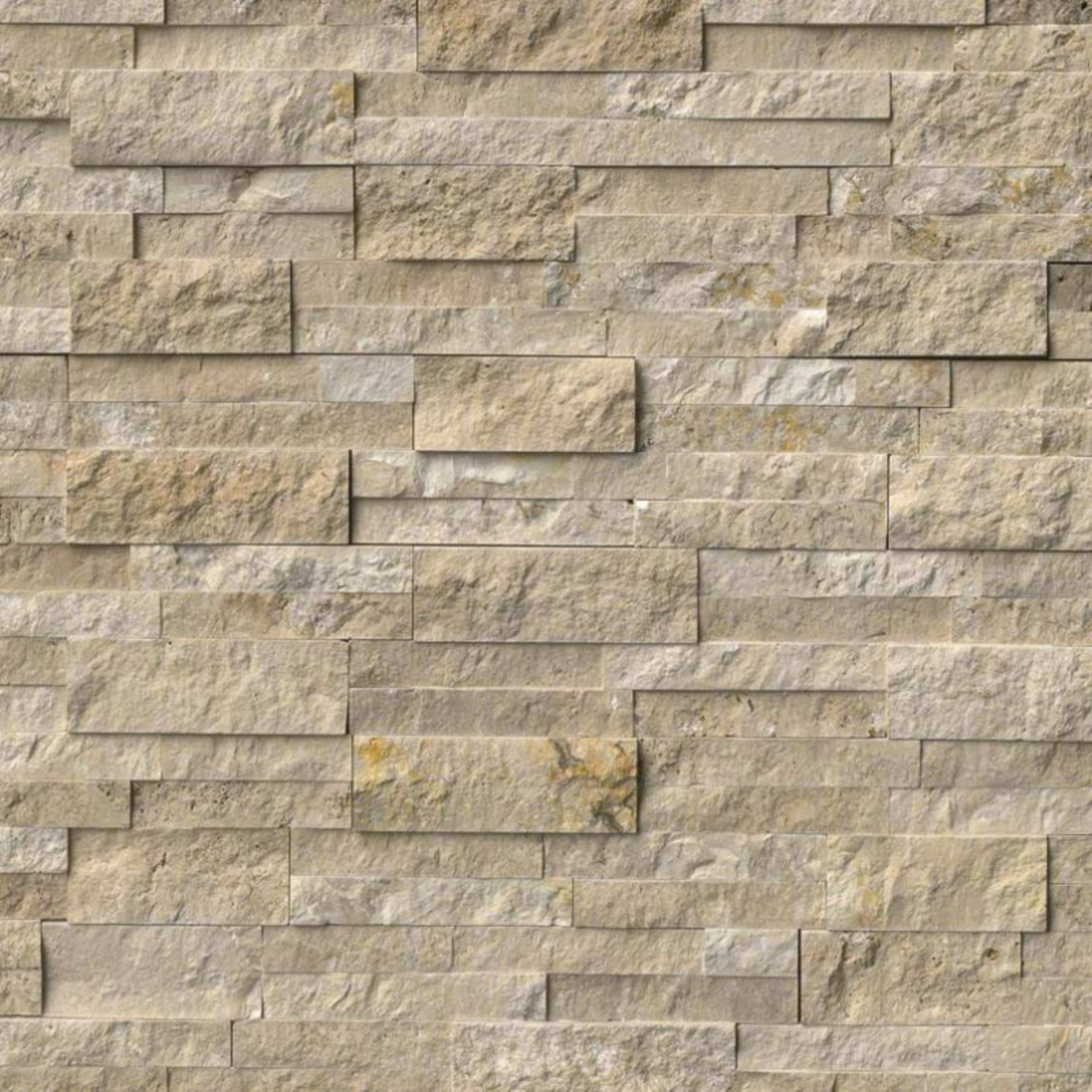Rockmount Stacked Stone Collection in Durango Cream Natural Stone
