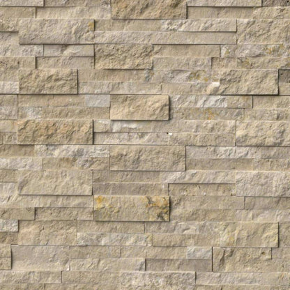 Rockmount Stacked Stone Collection in Durango Cream Natural Stone
