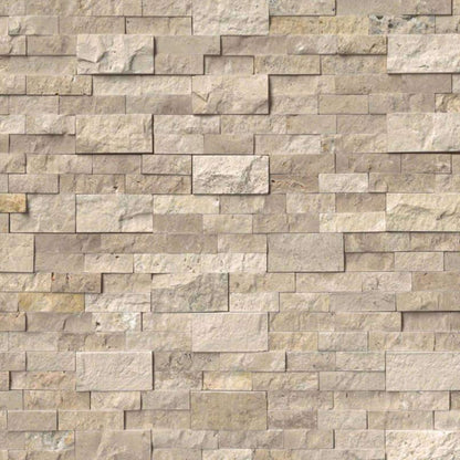 Rockmount Stacked Stone Collection in Roman Beige Natural Stone