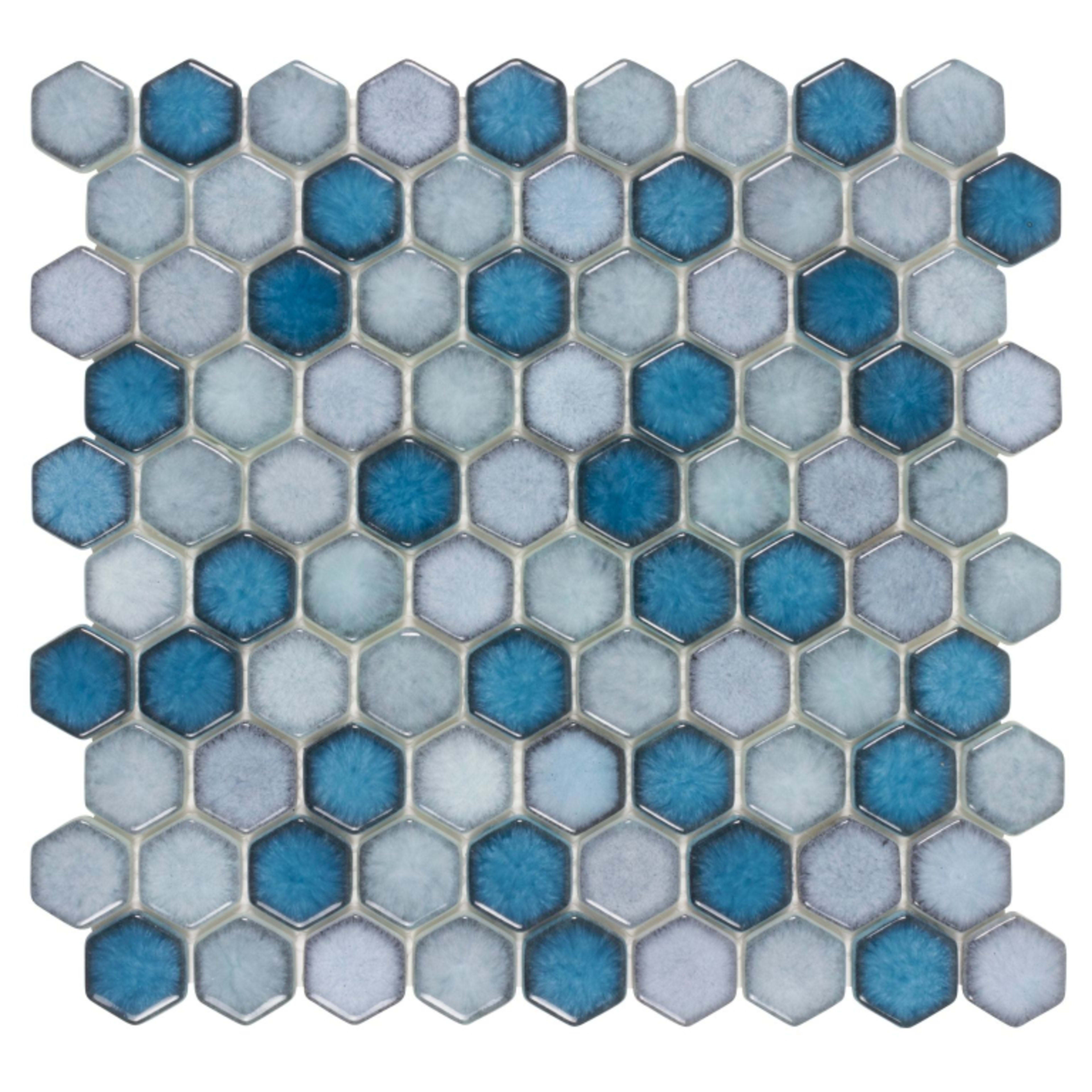 Watercolors in Bay View Glass Tile