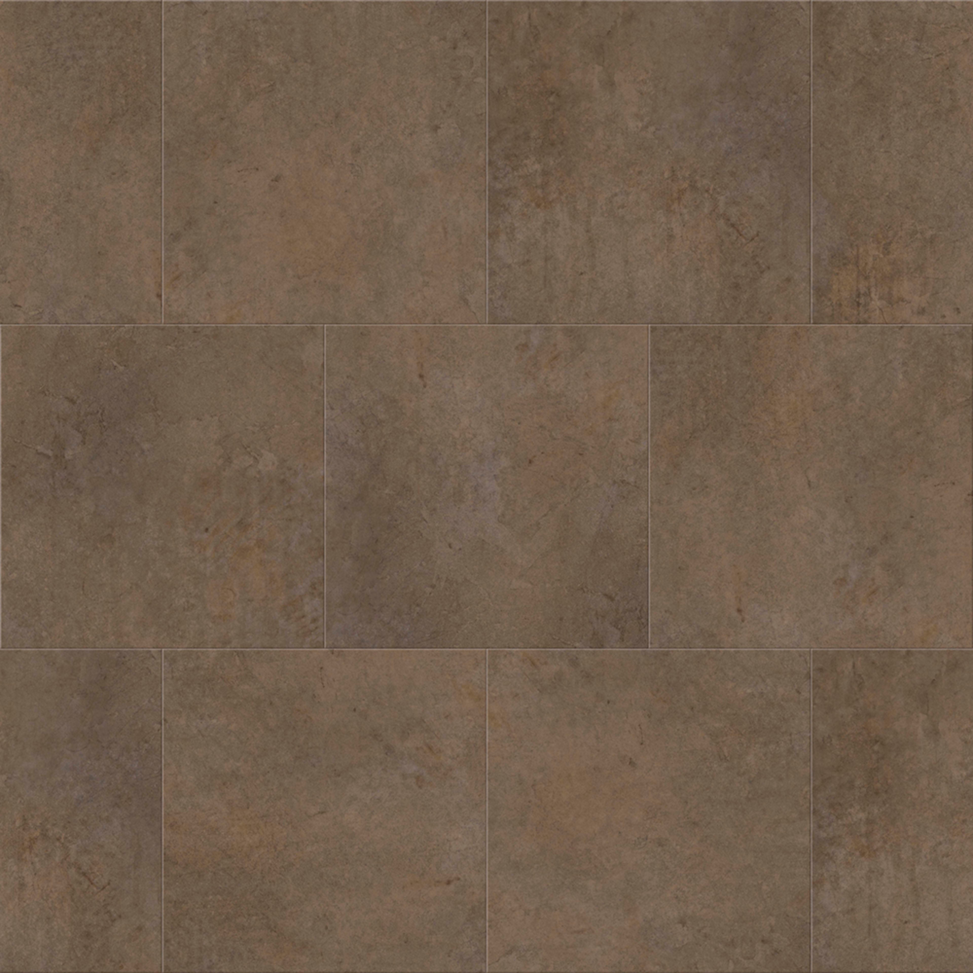 Metroflor LVT - Déjà New - Smooth Concrete in Umber Luxury Vinyl