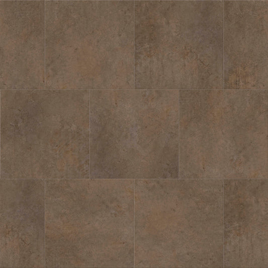 Metroflor LVT - Déjà New - Smooth Concrete in Umber Luxury Vinyl