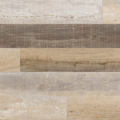 Metroflor LVT - Déjà New - Coastal Oak in Worn Beige Luxury Vinyl