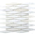 Marble Winter Frost in Winter Frost Convex Mosaic - Mesh Mosaic Natural Stone